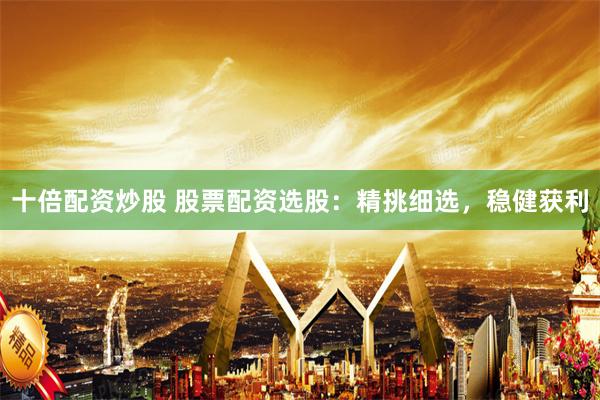十倍配资炒股 股票配资选股：精挑细选，稳健获利